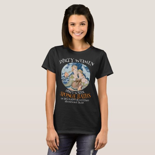 FW HG SL 人魚のスポンジ浴 カミーノ・デ・サンティアゴ Tシャツ (正面フル)