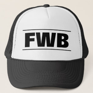 FWBトラック運転手ハット  メリットのある友人の意味 キャップ