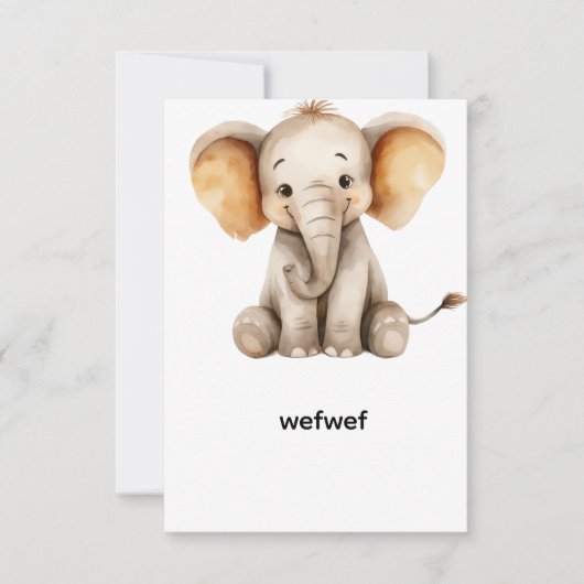 fwefwef 招待状 (正面)