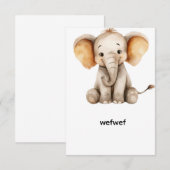 fwefwef 招待状 (正面/裏面)