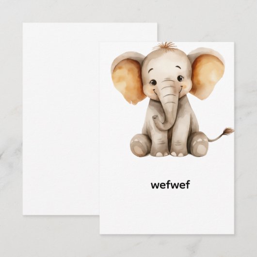 fwefwef 招待状 (正面/裏面)