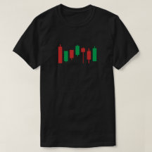 FXの外国為替の株式市場のBitcoinの貿易業者のギフトのTシャツ