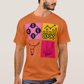 FXトレーダーの外国為替トレーディングブルベア Tシャツ