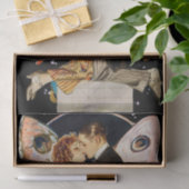 FX Leyendeckerによる「バタフライカップル」 薄葉紙 (ギフト)