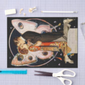 FX Leyendeckerによる「バタフライカップル」 薄葉紙 (クラフト)