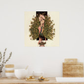 FX Leyendeckerによる「羽の鳥」 ポスター (キッチン)