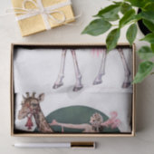 FX Leyendeckerの「サーカス・キリン・ライダー」 薄葉紙 (ギフト)