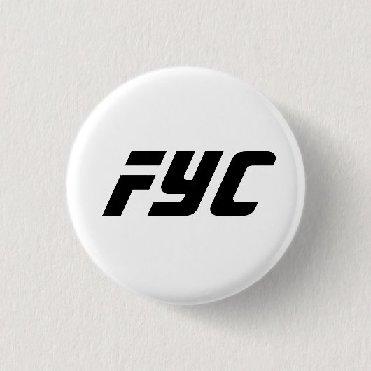 Fyc 缶バッジ (正面)