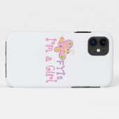FYI:私は女の子バタフライ Case-Mate iPhoneケース (裏面(横))