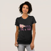 FYI:私は女の子バタフライ Tシャツ (正面フル)