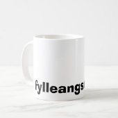 fylleangst コーヒーマグカップ (正面左)