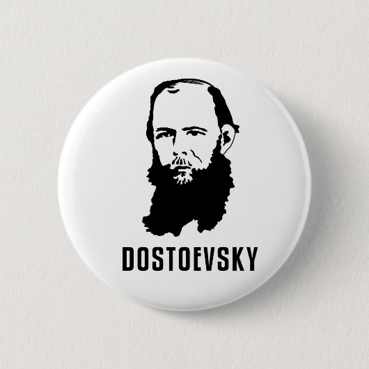 Fyodor Dosoevsky 缶バッジ (正面)