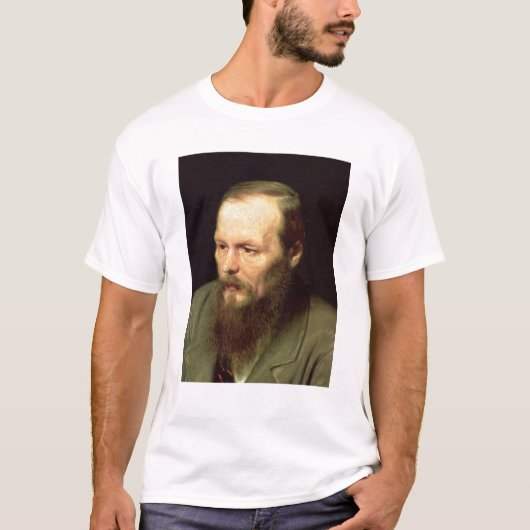 Fyodor Dostoyevsky 1872年のポートレート Tシャツ (正面)