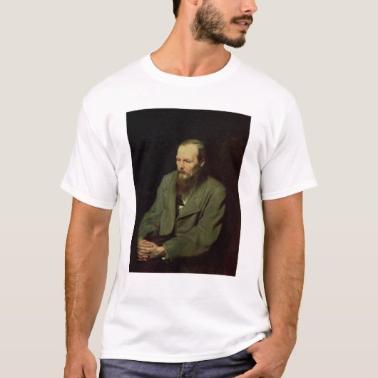 Fyodor Dostoyevsky 1872年のポートレート Tシャツ (正面)