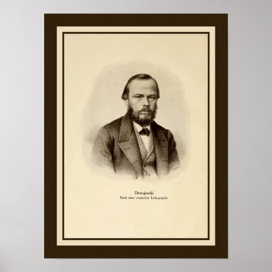 Fyodor Mikhailovich Dostoyevsky 12インチx 16インチ ポスター (正面)