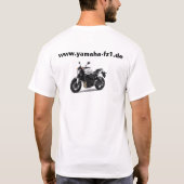 FZ1 Basic Shirt silber Tシャツ (裏面)