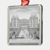 gからの聖者Maurの王室のな館の眺め メタルオーナメント (左)