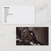 「Gから(1802-87年)、CuvillierフルーリアルフレッドAuguste 名刺 (正面/裏面)