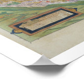 Gによる「シビテス・オルビス・テララム」のオスティアの地図 ポスター (角)