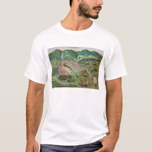 Gによる「Civitates Orbis Terrarum」からのキオスの地図、 Tシャツ