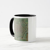 Gによる「Civitates Orbis Terrarum」からのミラノの地図、 マグカップ (正面左)