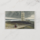 「Gのまわりの旅行からの北の堤外地の灯台、 名刺 (裏面)