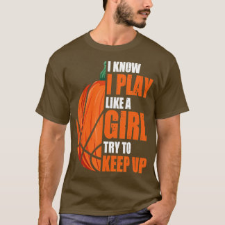 Gのようなパンプキンバスケッ遊トケットボールハロウィンの衣装 Tシャツ