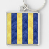 Gのゴルフ水彩画の航海のな信号の海上旗 キーホルダー (正面)