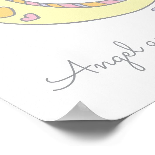 Gのモノグラムアートジーナ女の子の名前意味ポスター ポスター (角)