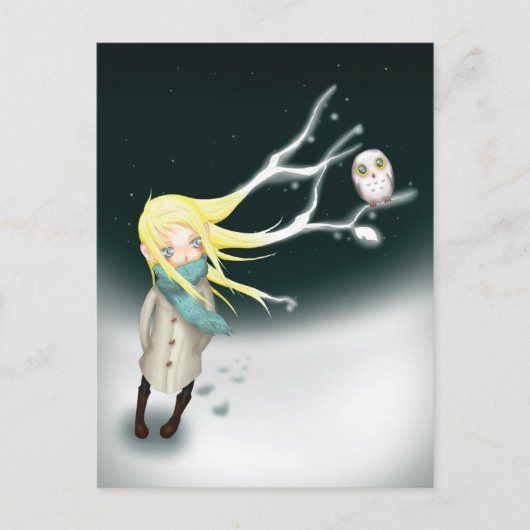 Gの冬の郵便はがき ポストカード (正面)