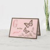 Gはガールカード 案内状 (正面)