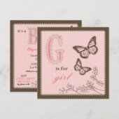 Gはガール インビテーション スクエア (正面/裏面)