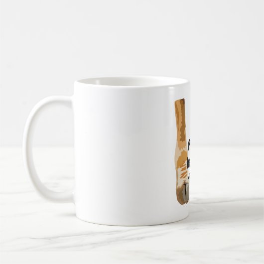 Gはキリンのためだ コーヒーマグカップ (左)