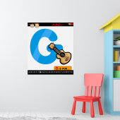 Gはギター用 ポスター