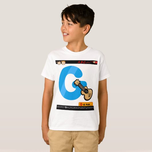 Gはギター用 Tシャツ (正面フル)