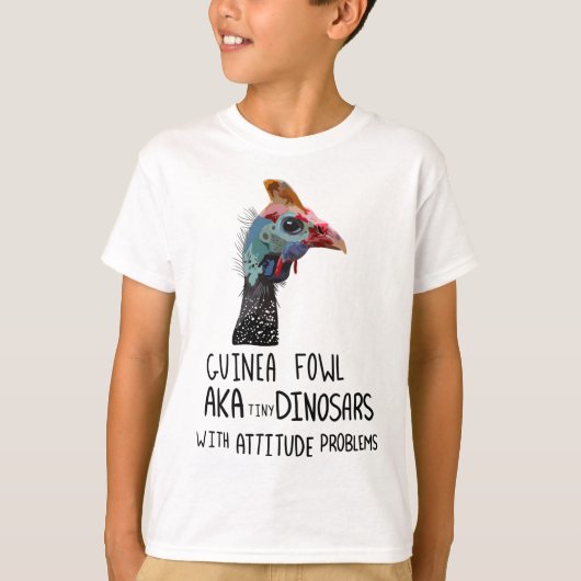 Gはギニア鳥だ Tシャツ (正面)