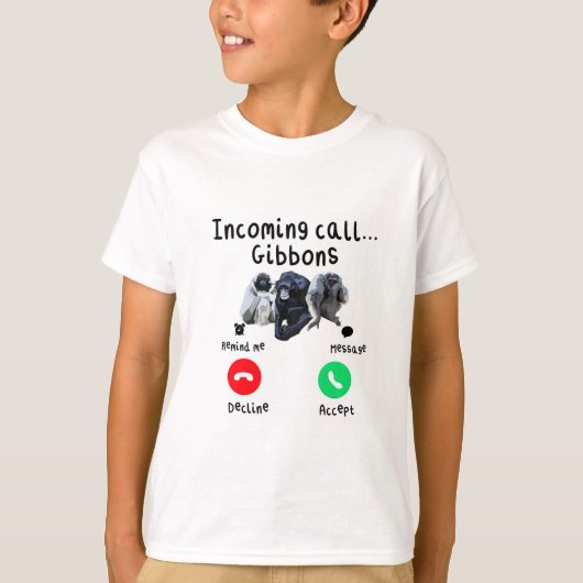 Gはギボンのためだ Tシャツ (正面)