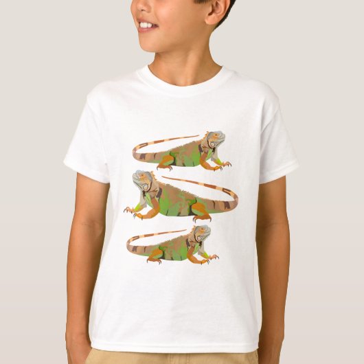 Gはグリーンイグアナ向け Tシャツ (正面)
