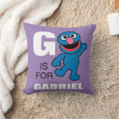 Gはグローバーの |名前の追加 クッション (ブランケット)