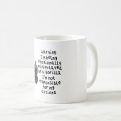 Gはゴリラだ コーヒーマグカップ (正面右)