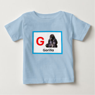 Gはゴリラだ ベビーTシャツ