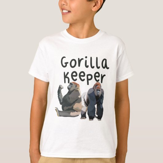 Gはゴリラ・キーパー向け Tシャツ (正面)