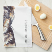 Gはジャーマン・シェパードのためです キッチンタオル (四つ折り)