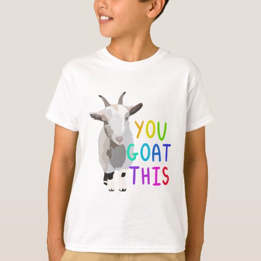 Gはヤギだ Tシャツ (正面)