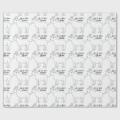 Gはヤギの包装紙のためです ラッピングペーパー (フラット)