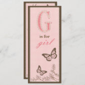 Gは女の子メニューカードのためです メニュー (正面/裏面)