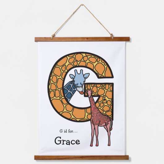 Gは....personalised 吊り下げ型タペストリー (正面)