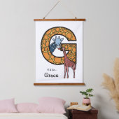 Gは....personalised 吊り下げ型タペストリー (寝室)