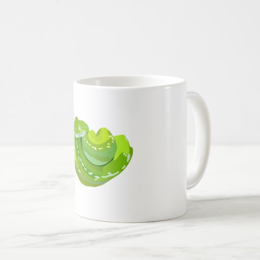 GはGreen Tree Python用 コーヒーマグカップ (正面右)
