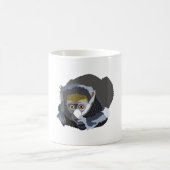 GはSpot 素晴らし Nosed Monkey用 コーヒーマグカップ (中央)